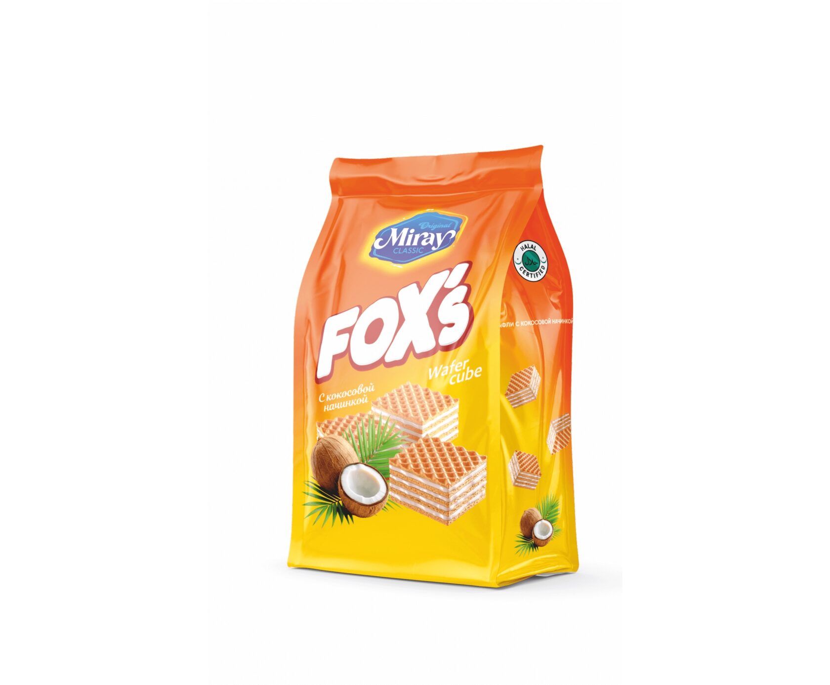 Fox’s wafel cub (Вафли с кокосовой начинкой)